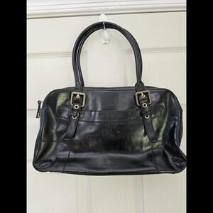 Maxx New York Womens Shoulder Bag Purse Black